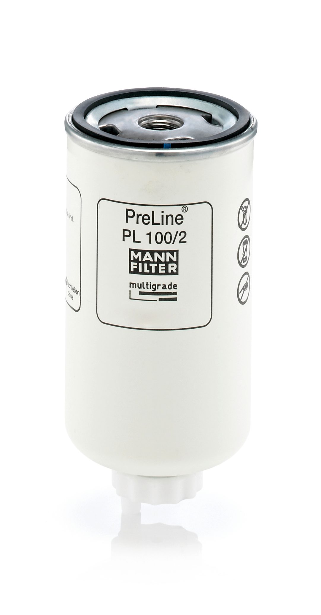 PL 100/2 - Yakıt Filtresi -  MANN FILTER